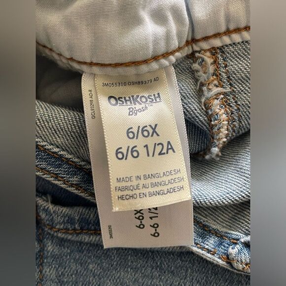 Oshkosh bgosh denim romper overall dress size 6 - Picture 4 of 4